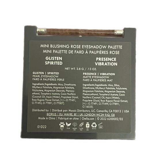 ❣️5/$50 Chella + VelaBeauty Mini Blushing Rose Eyeshadow Palette~Travel Size - Picture 2 of 11